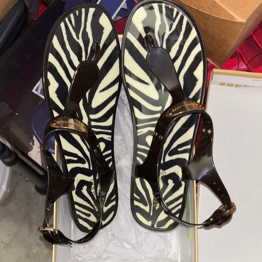 Brand New Michael Kors Black Sandals